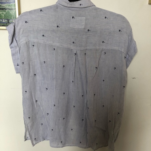 Rails palm tree short sleeve button up, size small - Picture 3 of 5
